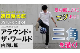 徳田耕太郎がYouTubeで本格始動！あのリフティング技を「3ステップ」で紹介 画像