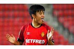 久保建英、GK転向！？熱中してた「ボールキャッチ」がこれ 画像