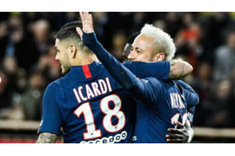 PSG、ついに練習再開！ネイマールとイカルディの「ネット当て」がこれ 画像