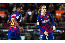 「全員はムリ」 グリーズマンとファティの起用法めぐり、バルサ監督が恨み節 画像