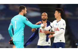 ソン・フンミン、味方主将ロリスと試合中に喧嘩！「衝撃シーン」がこれ 画像