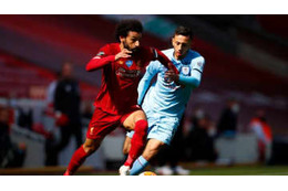 リヴァプールFWサラーがやった！「後ろ向き神トラップ」がこれ 画像