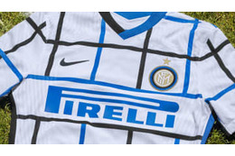 インテル、「大胆チェック柄」の2020-21新アウェイユニフォームを発表！ 画像