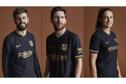 バルセロナ、2020-21新アウェイユニフォーム発表！デザインは「夜の灯り」 画像