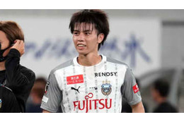 このシュート力は魅力！川崎MF田中碧の「バズーカ砲」がこちら 画像