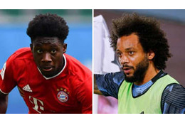 バルサを葬った爆速A・デイヴィス、レアルDFマルセロが秘かに誉める 画像