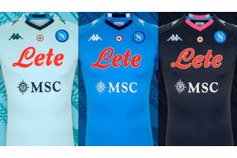 ナポリ、「デザイン全部同じ」の2020-21新ユニフォームを一挙発表！ 画像