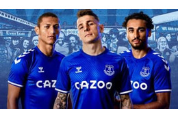 エヴァートン、2020-21新ユニフォーム発表！「hummelがNEWサプライヤー」 画像