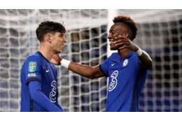 チェルシー新戦力ハヴァーツ、ハットトリック！「アブラハムとの黄金コンビ」がこれ 画像