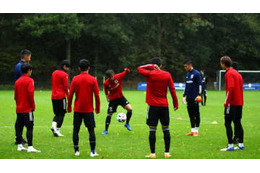 「そこにちょんで」 久保建英ら日本代表の“居残り練習”はこんな感じ 画像