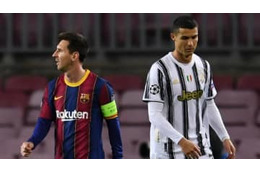 メッシとロナウド、CLで再会して仲良く抱き合う！こりゃ胸熱だ 画像