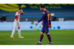 メッシ、バルサ人生初の一発退場！問題の「投げ飛ばしシーン」がこれ 画像