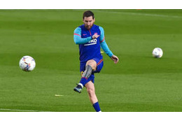 メッシ、やっぱりフリーキック練習してた！その「証拠映像」がこちら 画像