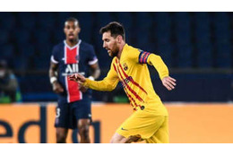 メッシ、一瞬の閃光…とんでもない弾丸ミドルを突き刺す 画像