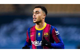 バルセロナDFデスト、代表戦で衝撃超ゴール！左SB起用なのにすごい 画像