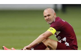 神戸イニエスタ、ついに復帰間近？練習での4発キック 画像