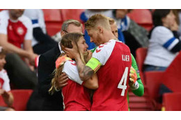 エリクセンの衝撃昏倒…親友である代表主将の英雄的行動が話題 画像