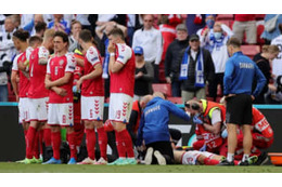 エリクセン、倒れた記憶なし…「皆のほうが気分悪いね」と仲間を気遣う 画像