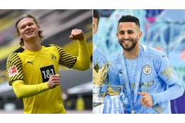 シティ移籍！？ 怪物ホーラン、休暇先でマフレズと遊ぶ 画像