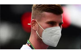 ドイツ代表FWヴェルナー、F1の女性レポーターから「まさかの紹介」をされる 画像