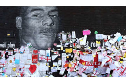 ラッシュフォード、壁画修復の残り費用は子供たちへの食料支援に寄付 画像