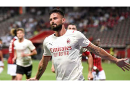 ジルー、ミラン移籍後初ゴール！伝家の宝刀が炸裂する 画像