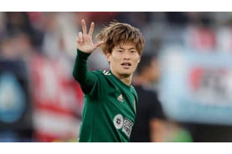 古橋亨梧、またゴール！クロスに合わせる「まさに点取り屋」な一発 画像