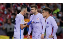 バルサ崩壊危機…ピケvsブスケツの口喧嘩が試合中に勃発 画像