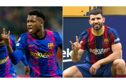 バルサを救ったファティ、CLのゴールを離脱したアグエロに捧げる 画像