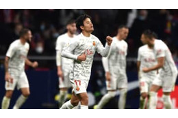 久保建英、アトレティコを沈める英雄ゴール！シメオネ監督は「傷つく」 画像