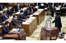 首相、感染症法改正時期示さず 画像