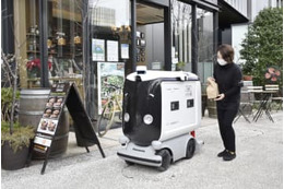 配達、掃除はロボットで 画像