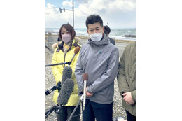 立民泉代表、新潟の拉致現場視察 画像