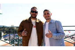 ジョコヴィッチ、ネイマールに見せつけた足技がこちら 画像