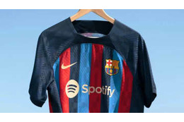 胸ロゴはサブスク「Spotify」に！バルセロナが2022-23新ユニフォームを発表 画像