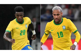 日本戦で助けにならず…ヴィニシウスとネイマール、明暗分かれる 画像