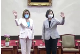 ペロシ氏、米国の台湾支持を強調 画像