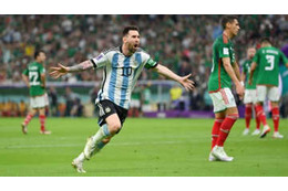 メッシ、W杯で「神の左」炸裂！アルゼンチンが2-0でメキシコを撃破 画像