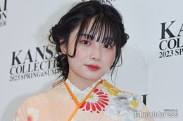 韓国出身インフルエンサー・らん、ファンからの驚きの団扇明かす「おもろかったです」＜関西コレクション 2023 S／S＞ 画像