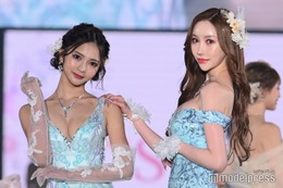 元アイドルキャバ嬢・せりな＆驚異のスタイル誇るキャバ嬢・AI、美谷間際立つドレス姿でランウェイ＜関西コレクション 2023 S／S＞ 画像