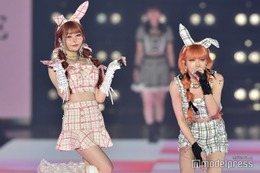 戦慄かなの＆KATY“悪魔のキッス”、SEXYバニー姿が悶絶級の可愛さ「カスタムラブドール」「悪魔のキッス」バズ曲連発＜関西コレクション 2023 A／W＞ 画像
