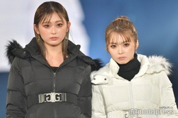 ゆうちゃみ＆ゆいちゃみ姉妹、お揃いコーデが可愛い 雰囲気一変クールにランウェイ＜札幌コレクション 2023 A／W＞ 画像