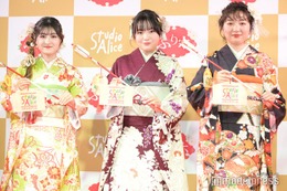 元人気子役の小林星蘭・鈴木梨央・谷花音、晴れ着姿で集結 10代ラストイヤーの抱負語る 画像