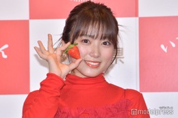 矢吹奈子、3姉妹でいちごを巡り喧嘩？2024年の意気込みも語る 画像