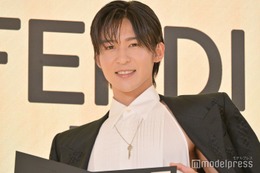 Snow Man目黒蓮、日本人男性初「FENDI」ジャパンブランドアンバサダー就任「鳥肌が立ちました」 画像