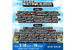 WEST.、野外フェス「METROCK2024」出演決定 タイムテーブル発表 画像