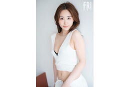 「水ダウ」ハニトラ女優・三輪晴香、美バスト溢れる妖艶ランジェリー姿「FRIDAY」初登場で初披露 画像