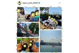 小倉優子、息子3人を連れて海外旅行へ！シンガポール満喫SHOTに反響「尊敬しかない」「素敵なママ」 画像