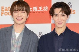 Snow Man深澤辰哉＆渡辺翔太、CM初共演決定「どうも男前です」息ぴったりトークで沸かす 画像