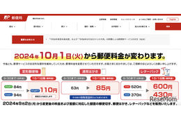 郵便料金、明日から値上げ…通常はがき85円など1.3倍超